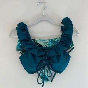 Swimsuit Bikini Women Green/Blue s S